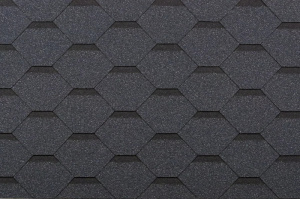 Гибкая черепица Shinglas (Шинглас) Ультра Самба ,Шунгит