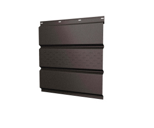 Софит Технониколь виниловый частично перфорированный темно-коричневый 3м /1 шт