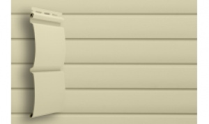 Блок-хаус 3,00 двухслойный Grand Line слоновая кость