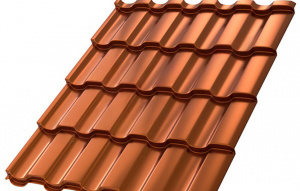 Металлочерепица МП Монтекристо-X (AGNETA-03-Copper\Copper-0.5)