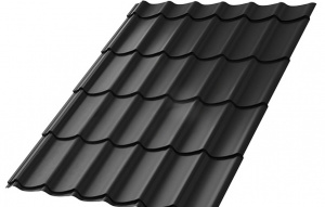 Металлочерепица МП Ламонтерра-XL NormanMP (ПЭ-01-9005-0.5)
