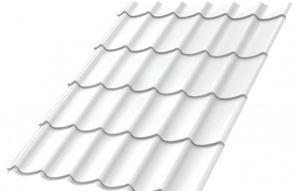 Металлочерепица МП Ламонтерра-XL NormanMP (ПЭ-01-9010-0.5)