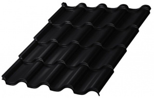 Металлочерепица МП Монтерроса-M NormanMP (ПЭ-01-9005-0.5)