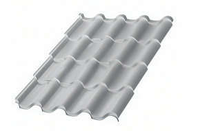 Металлочерепица МП Монтерроса-S NormanMP (ПЭ-01-7035-0.5)