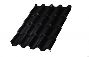 Металлочерепица МП Монтерроса-SL NormanMP (ПЭ-01-9005-0.5)