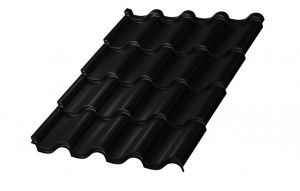 Металлочерепица МП Монтерроса-X NormanMP (ПЭ-01-9005-0.5)