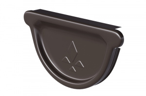 Водосточная система Aquasystem  PE Заглушка универсальная с резиновым уплотнителем, 90/125 RR32