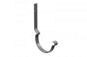 Водосточная система Aquasystem  PE Крюк длинный 190мм с комплектом крепления RAL7024