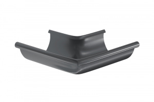 Водосточная система Aquasystem  PE  Угол желоба наружный, 90/125 RAL7024