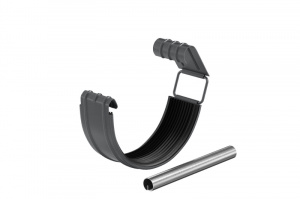 Водосточная система Aquasystem  PE Соединитель желоба в комплекте, 90/125 RAL7024