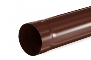 Водосточная система Aquasystem PU Труба водосточная, 90/125 RAL8017