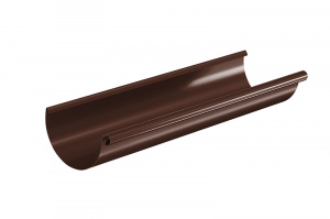 Водосточная система Aquasystem PU Желоб водосточный, 90/125 RAL8017