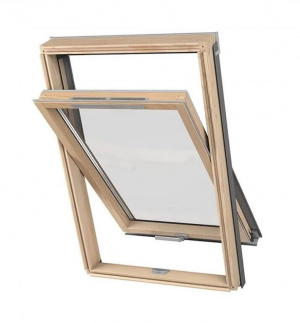 KAV M4A B1500 Мансардное окно КОМФОРТ ПЛЮС Дерево 78х98 + Гидроизоляция 