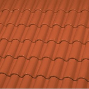 Керамическая черепица большая двухволновая ГЛАЗУРЬ HONEY