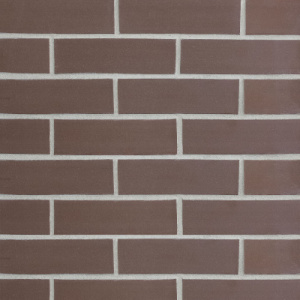 Плитка облицовочная Plato Brown, коричневая гладкая (240х71х14),Terramatic