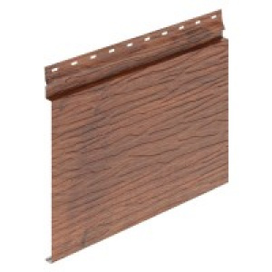 Сайдинг Aquasystem (Аквасистем) Скандинавский брус Модерн Широкий Printech (Американский орех)