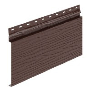 Сайдинг Aquasystem (Аквасистем) Скандинавский брус Модерн Узкий ПЭ (Zn 275) RAL 8017