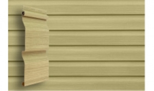 Сайдинг трехслойный виниловый Grand Line Тундра 3,6 ясень