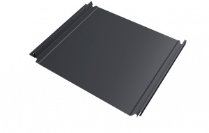 Кликфальц Pro Grand Line 0,5 Atlas X с пленкой на замках RAL 7024 мокрый асфальт