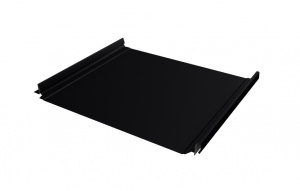 Кликфальц Pro Grand Line 0,45 Drap с пленкой на замках RAL 9005 черный темный