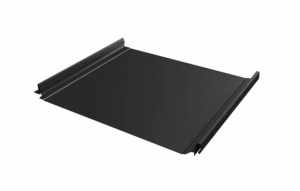 Кликфальц Pro Grand Line 0,5 Drap с пленкой на замках RAL 9005 черный