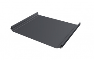 Кликфальц Pro Grand Line 0,45 Drap TR с пленкой на замках RAL 7024 мокрый асфальт