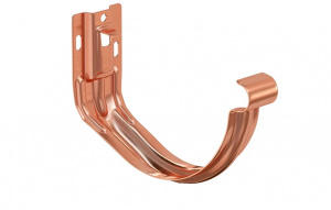 Водосточная система Aquasystem МЕДЬ КРЮК ЖЕЛОБА УНИВЕРСАЛЬНЫЙ С КРЕПЛЕНИЕМ 125/90 BC