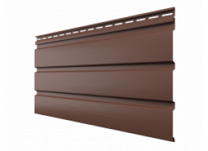 Софит Технониколь виниловый без перфорации 3М Каштан. 1шт