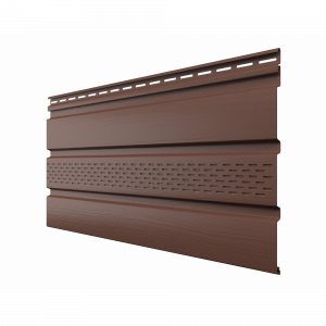 Софит Технониколь виниловый частично перфорированный 3М Каштан. 1шт