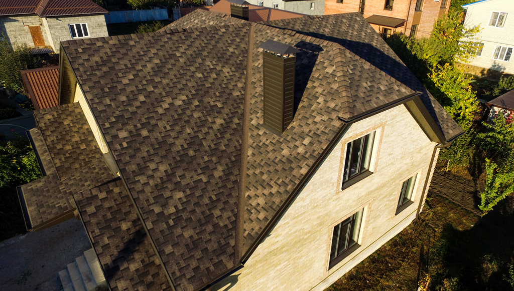 117-1 Гибкая черепица Katepal Rocky махагон